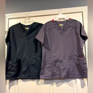 Wonder flex scrub tops